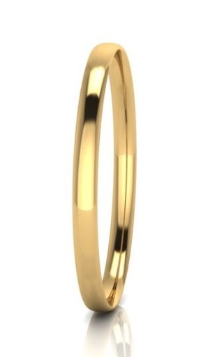 SOLID COMFORT FIT 6MM BANGLE