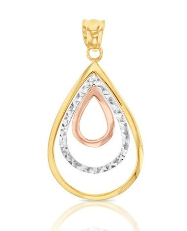 [PD51] ## 9YWP TEARDROP PENDANT