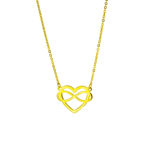 HEART AND INFINITY ON CCAH30 CHAIN