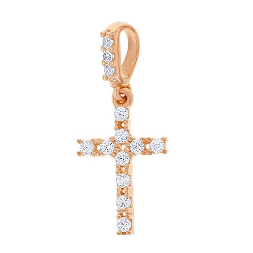 [STRCP41] ## 9R CZ MINI CROSS PENDANT