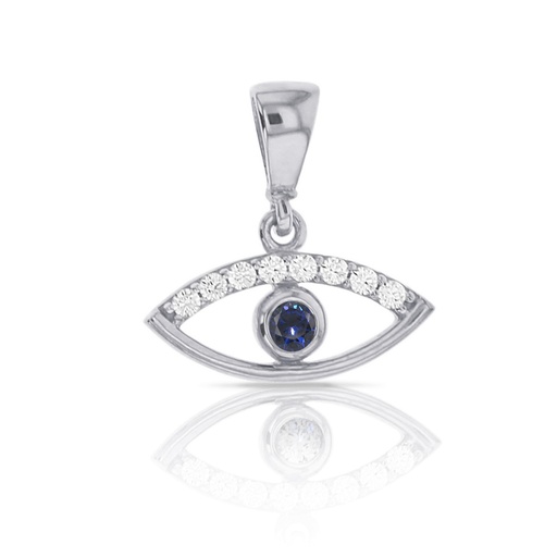 [STPD318] 9W FANCY CZ SET EVIL EYE PENDA