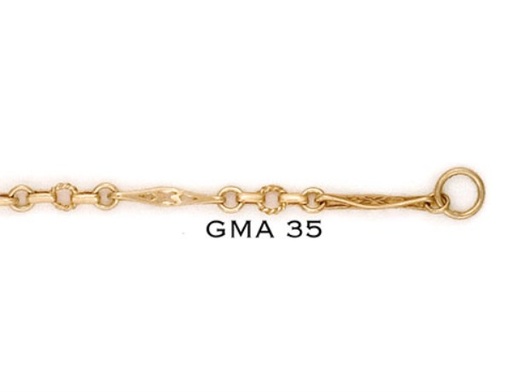 [GMA35] SOLID CASTING FANCY OPEN BAR & ALTERNATING RINGS