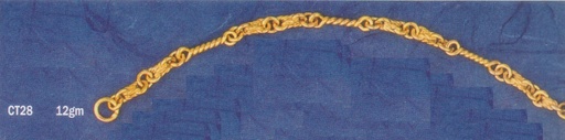 [CT28] SOLID CASTING TWIST WIRE BAR & DOUBLE KNOTS