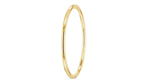 HOLLOW GOLF 4MM BANGLE