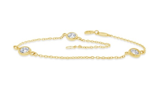 [BB36] ## 9Y CZ BY THE YARD BRACELET