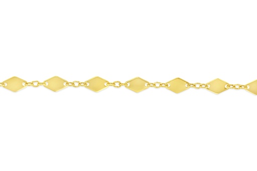 [BB120] 9Y FLAT KITE SHAPE BRACELET