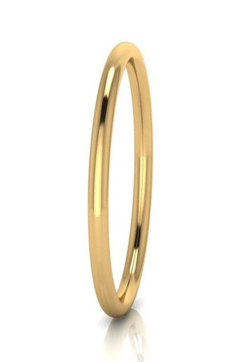 HOLLOW GOLF 5MM BANGLE