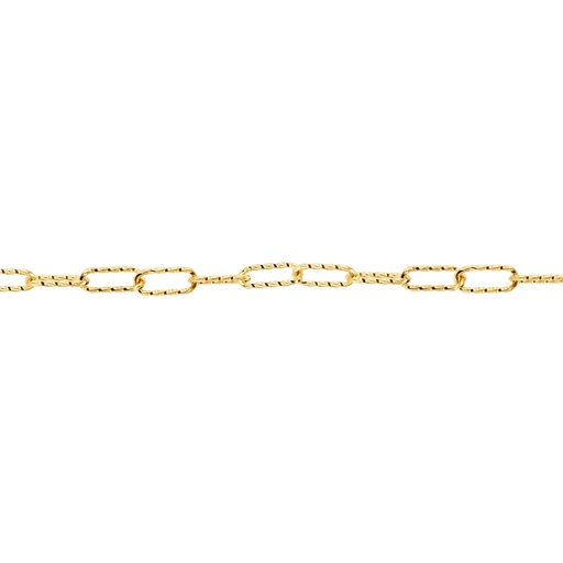 SOLID ROUNDED PAPERCLIP SMALL TWIST LINKS