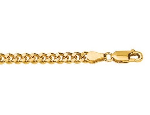 SOLID DIAMOND CUT CURB CHAIN 4.5MM