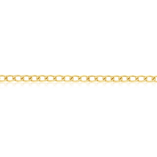 SOLID OPEN CURB - WIDE ROUNDED OPEN HANDMADE FILED 6MM