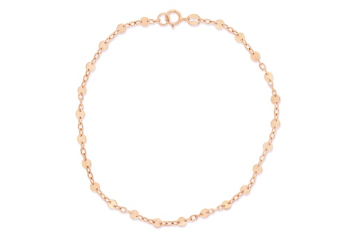 [BB111] ## 9R FLAT DISC LINK BRACELET