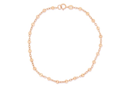 [BB111] 9R FLAT DISC LINK BRACELET