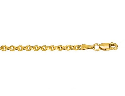 SOLID HAMMERED CABLE CHAIN 2.5MM