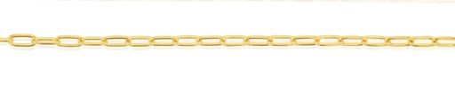 SOLID LONG OPEN OVAL LINK 1.3MM PAPERCLIP
