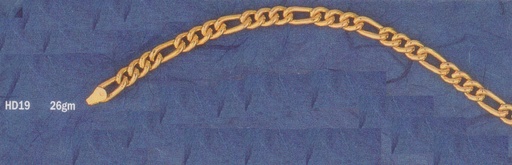 [HD19] SOLID FIGARO 3 + 1 CURB HANDMADE 7.5MM