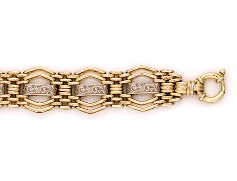 [GL320LE 9W-20CM BOLTRING] 9W LARGE GATE BRACELET