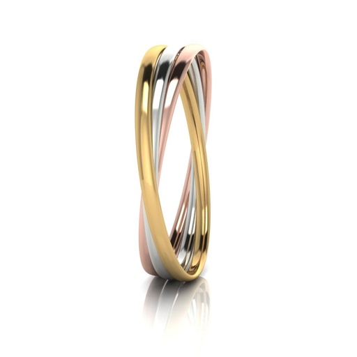 SOLID COMFORT FIT 6MM X 3 BANGLE RUSSIAN
