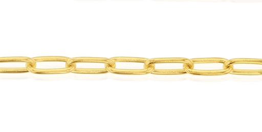 SOLID LONG OPEN OVAL LINK 2.5MM PAPERCLIP