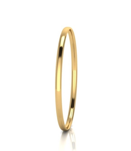 HOLLOW COMFORT FIT 4MM BANGLE