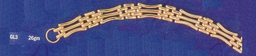 SOLID GATE LARGE 3 BAR CURVED WITH STRAIGHT CENTRE