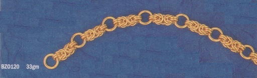 [BZO120] SOLID OPEN BYZANTINE 7MM WIDE