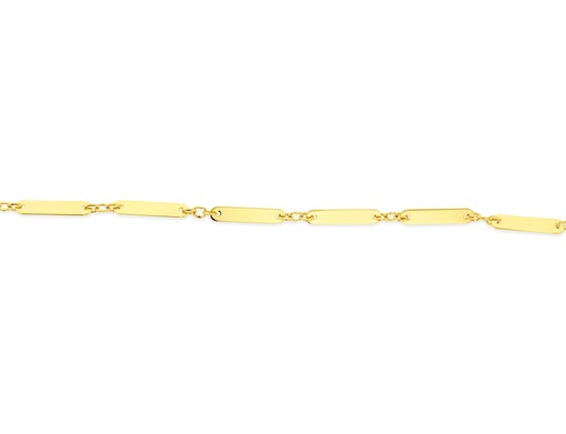 [BB130] 9Y FLAT BAR BRACELET