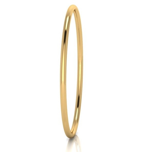 HOLLOW GOLF 3MM BANGLE