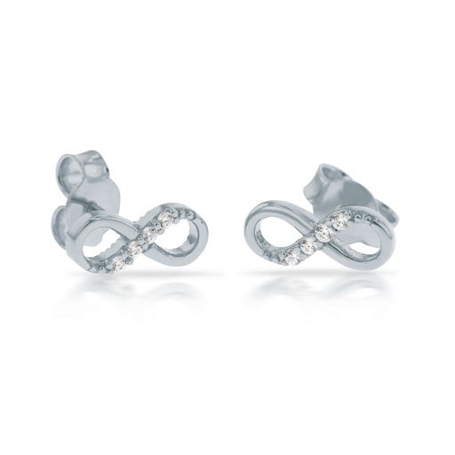 [EAR748] 9W CZ SET MINI INFINITY STUD