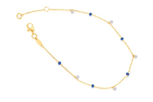 [BB84] ## 9Y FINE ENAMEL BALL BRACELET