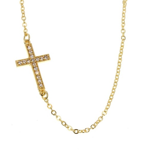 9Y CZ LARGE CROSS W/ CCAH