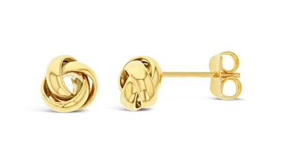 [EAR443] 9Y KNOT STUD