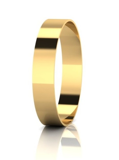 SOLID FLAT 14MM BANGLE