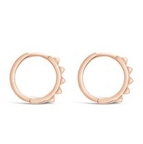 [EAR459]  9P SPIKED 2.5MM TUBE HUGGIE