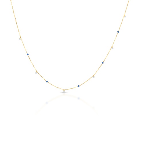 [BB85] ## 9Y FINE ENAMEL BALL NECKLACE