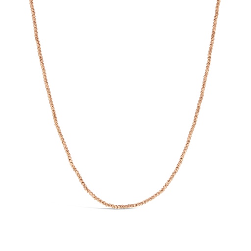 [BB170] ## 9R DIAMOND CUT BEADS ON CHAIN NECKLACE