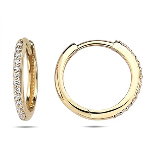 [EAR1019] 9Y PETITE CZ SET BASIC HUGGIES