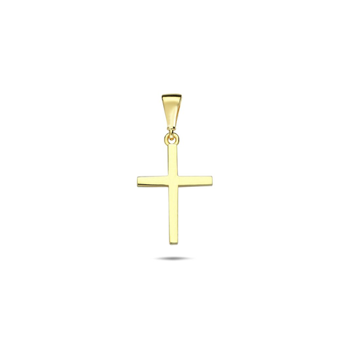 [RCP57] 9Y PLAIN CROSS PENDANT 10mm x 22mm