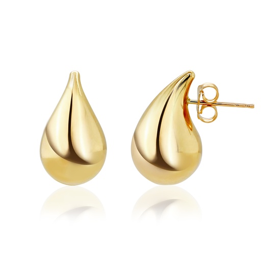 [EAR1108] 9Y MEDIUM TEARDROP STUD