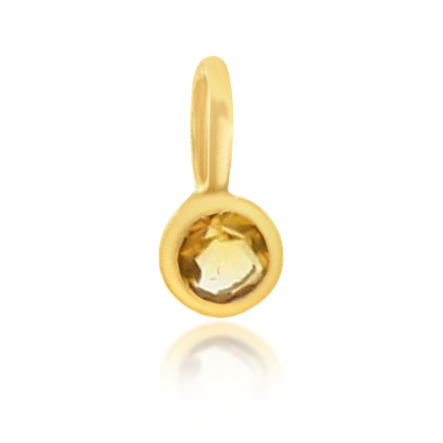 [CPJ15-CITR 9Y] ## 9Y MINI CITRINE CHARM