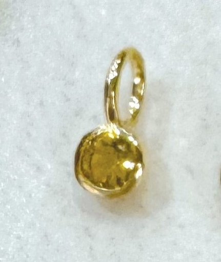 [CPJ15-CITR 9Y] 9Y MINI CITRINE CHARM