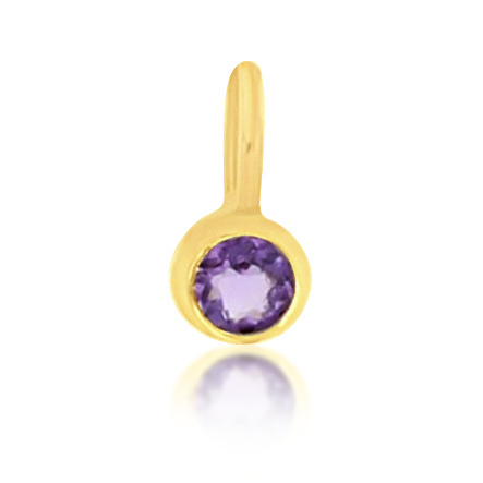 [CPJ15-AMET 9Y] 9Y MINI AMETHYST CHARM