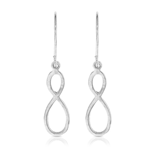 [EAR284-9W] 9W LOPSIDED INFINITY EARRING