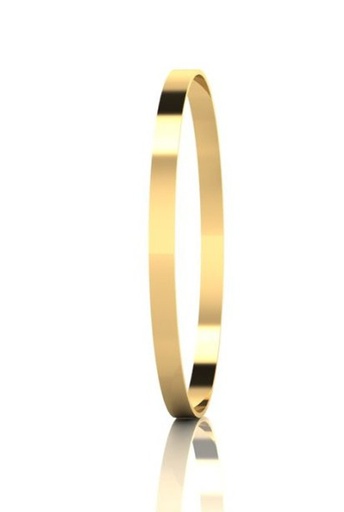 SOLID FLAT 5MM BANGLE