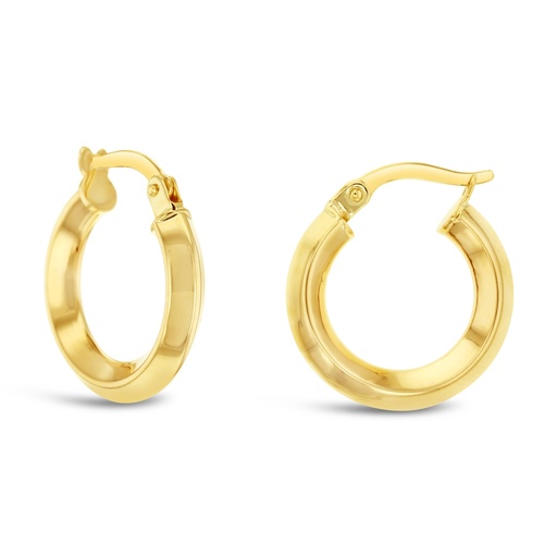 [EAR920] ### 9Y KNIFE EDGE 10MM HOOP