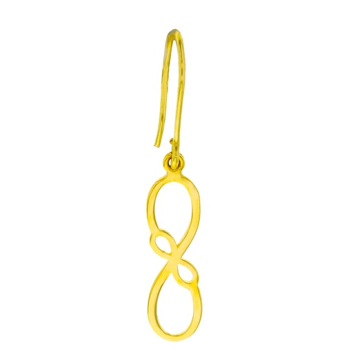 [EAR277-9Y] 9Y CENTRE INFINITY EARRING