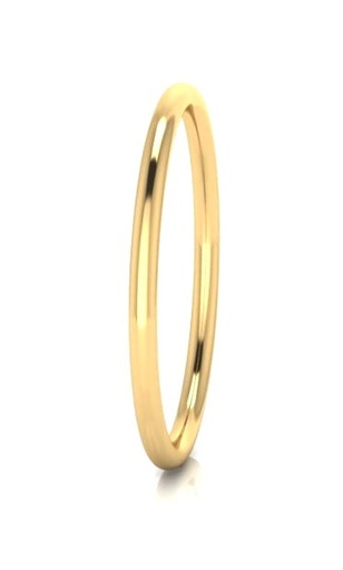 SOLID GOLF 5MM BANGLE