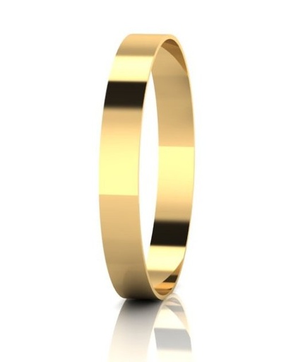 SOLID FLAT 10MM BANGLE