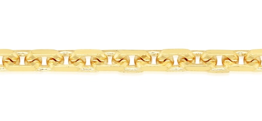 SOLID HAMMERED DIAMOND CUT CABLE 2.2MM