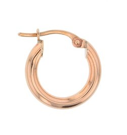 [EAR340] 9P PLAIN 10MM HOOP EARRING