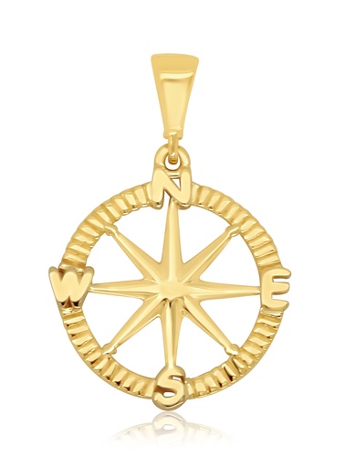 [PD124] ### 9Y OPEN COMPASS PENDANT
